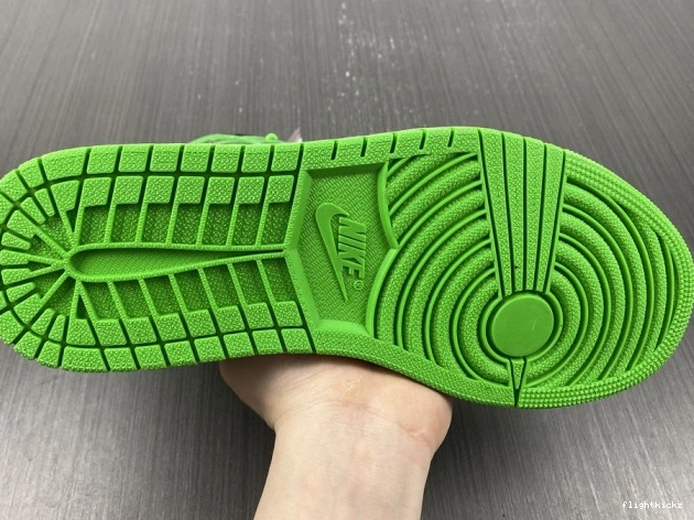 555088-030 Green 1 Jordan Air Pine OG High 1030